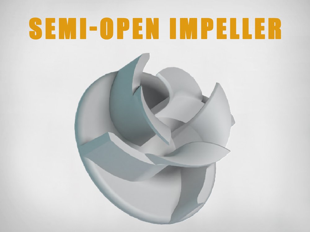 semi-open-impeller