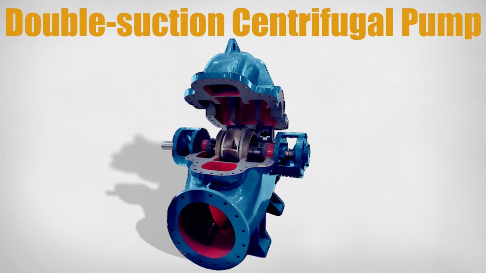مضخة طرد مركزي مزدوجة الشفط