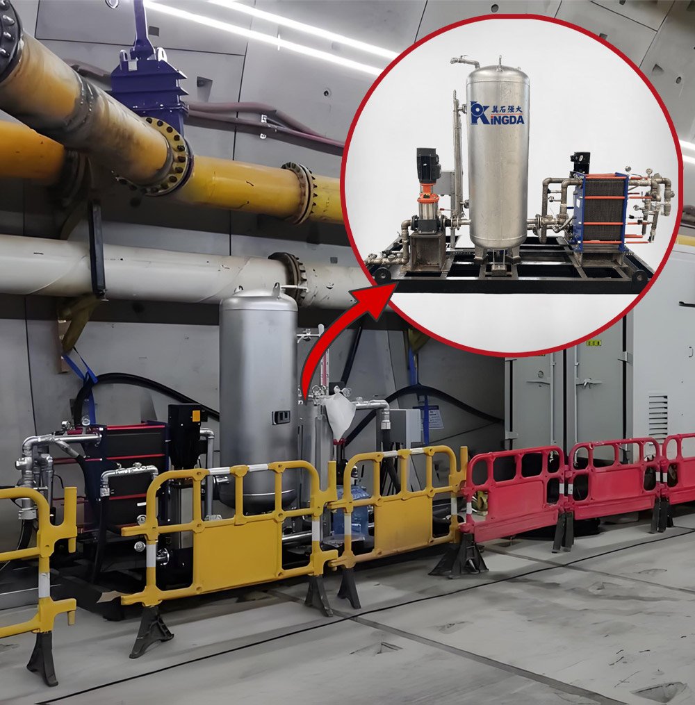 Sistema de agua de proceso con unidad refrigerada por agua Kingda