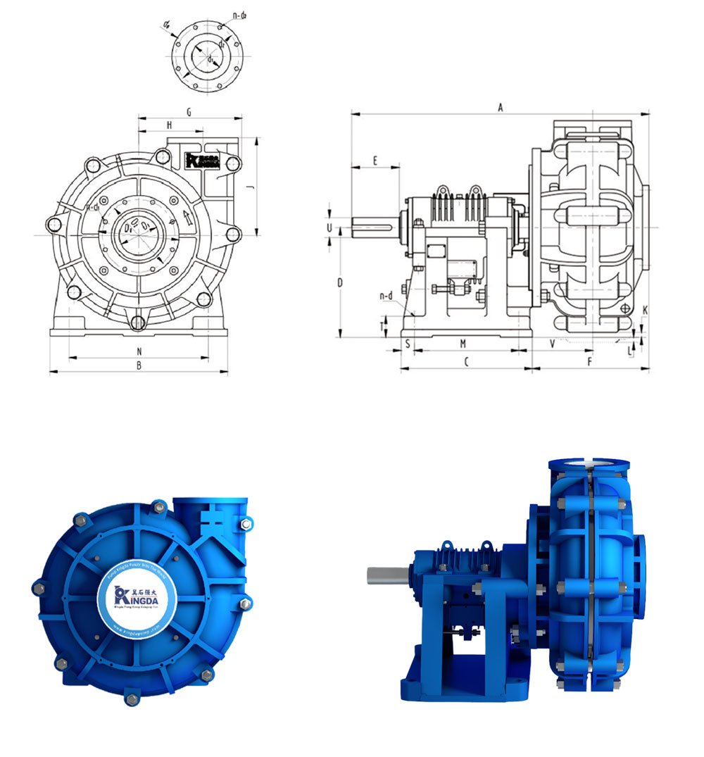 Caractéristiques de conception des pompes à boues robustes