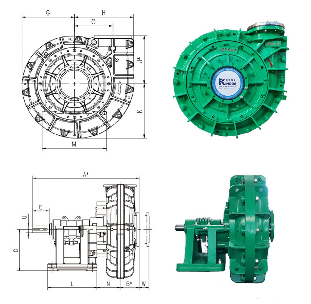 ミル排出ポンプの設計特徴