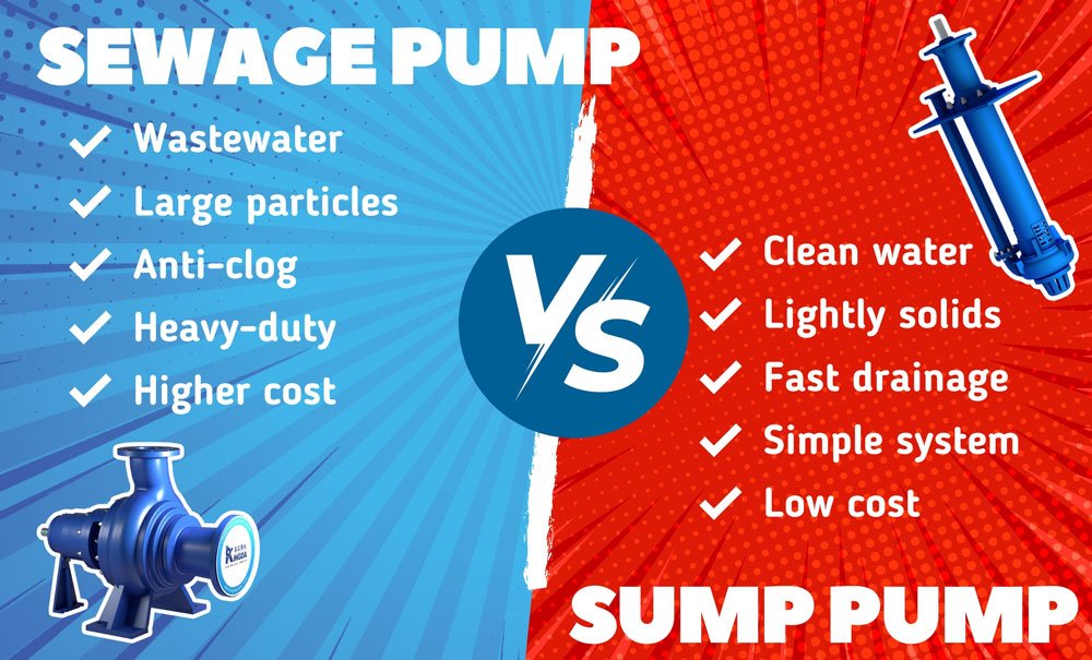 Infografis pompa limbah vs pompa sumur