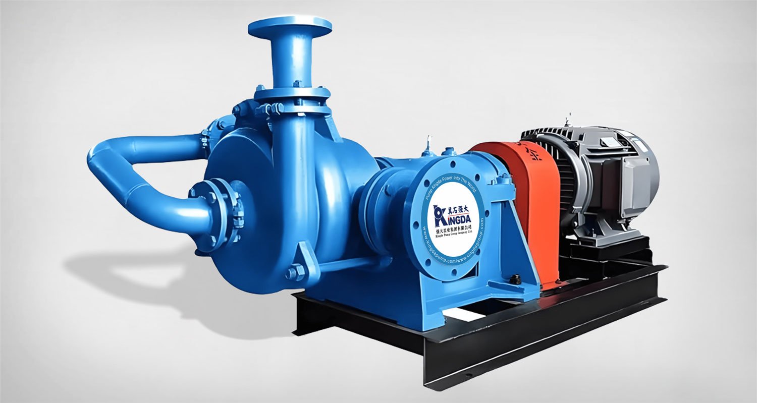 Pompe centrifuge à boues utilisée comme pompe d'alimentation de filtre-presse pour applications de boues abrasives.